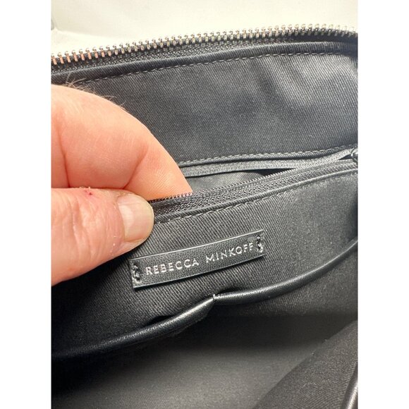 Rebecca Minkoff Pippa Duffle Satchel Suede Leather W/ Detachable Shoulder Strap - Picture 12 of 16